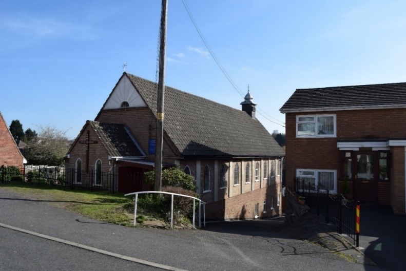 The small Roman-Catholic Church of Our Lady of Ostra Brama, which opened in 1963 to serve the needs of Kidderminster’s Polish community, was identified as a building of local significance on the 2004 Kidderminster Local List. 